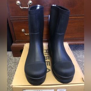 HISEA MEN MUD OUTDOOR RUBBER BOOTS